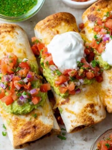 Easy Baked Chicken Chimichangas Recipe