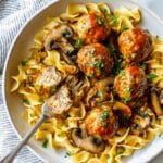 Salisbury Steak Meatballs (Instant Pot, Stove Top, Slow Cooker) Recipe