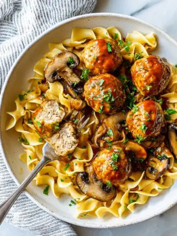 Salisbury Steak Meatballs (Instant Pot, Stove Top, Slow Cooker) Recipe