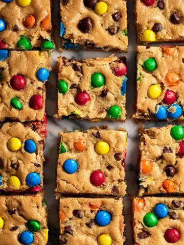 M&M Cookie Bars Recipe