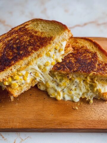 Elotes Corn Grilled Cheese Sandwich Recipe