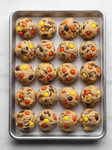 Reese's Pieces Peanut Butter Cookies Recipe