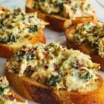 4-Ingredient Spinach Artichoke Chicken Texas Toast Recipe
