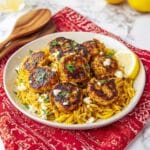 Greek Chicken Meatballs With Lemon Orzo Recipe