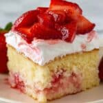 Strawberry Shortcake Sheet Cake Recipe
