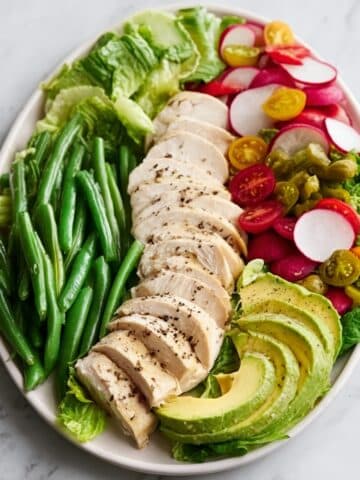 Spring Chicken Salad With Smashed Green Beans Recipe