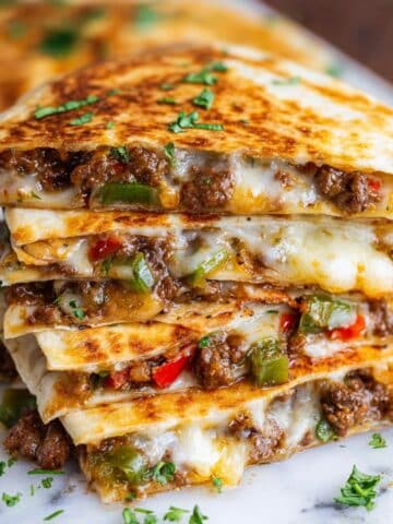 Philly Cheesesteak Quesadilla Recipe