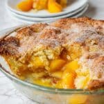 Peach Hot Sugar Crust Cake Recipe