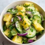 Sweet Pineapple Cucumber Salad Recipe