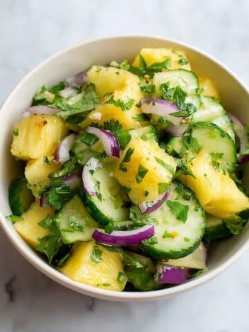 Sweet Pineapple Cucumber Salad Recipe
