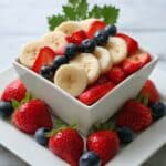 Red, White, and Blueberry Fruit Salad Recipe