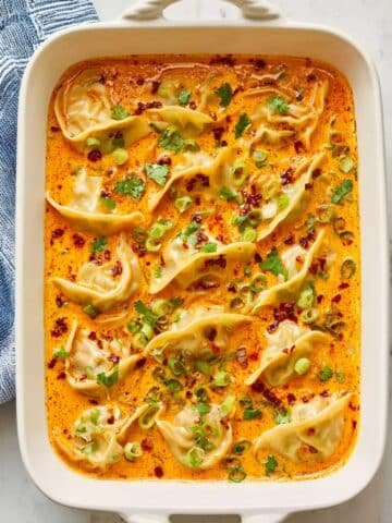 Trader Joe's Viral Chicken Gyoza Potsticker Curry Bake Recipe