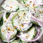 Cucumber Everything Bagel Salad Recipe