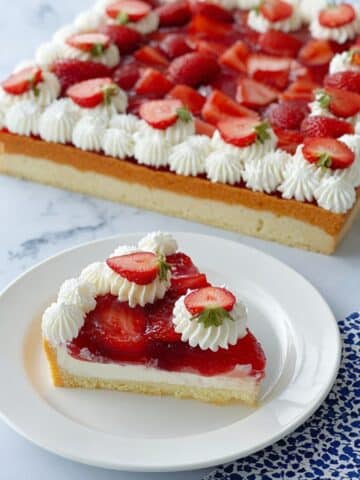 Graduation Cake with Strawberry Filling and Almond Base Recipe
