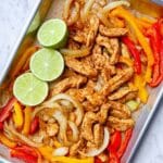 Easy Sheet Pan Chicken Fajitas Recipe