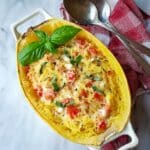 Spaghetti Squash with Tomato, Basil, & Feta Recipe