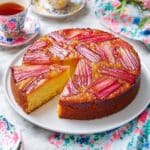 Rhubarb Upside-Down Cake Recipe