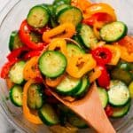 TikTok Viral Cucumber and Bell Pepper Salad Recipe