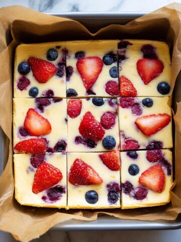 Baked Yogurt with Berries Recipe