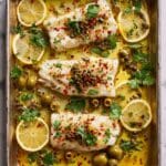 Baked Fish with Olives, Ginger, and Citrus Recipe