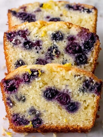 Moist Lemon Blueberry Loaf Recipe