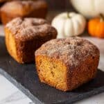 Cinnamon Swirl Pumpkin Bread Mini Loaves Recipe