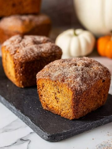 Cinnamon Swirl Pumpkin Bread Mini Loaves Recipe