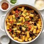 Easy Eggplant and Fresh Tomato Pasta Recipe