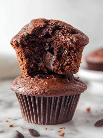 Double Chocolate Chip Cottage Cheese Muffins Recipe