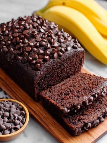 Vegan Chocolate Banana Bread Recipe