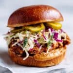Summertime Fried Chicken Sandwiches with Tangy Slaw Recipe
