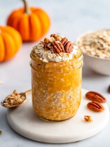 Pumpkin Pie Overnight Oats Recipe