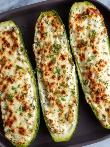 Feta Cheese Stuffed Zucchini Recipe