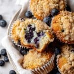 Bakery Style Blueberry Muffins Recipe