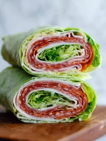 Italian Lettuce Wrap (Low Carb + Keto) Recipe