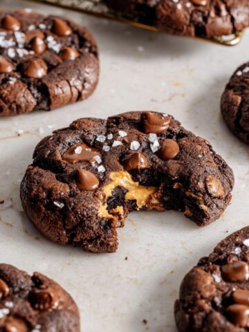Peanut Butter Stuffed Chocolate Cookies Recipe