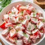 Tomato Garlic Salad Recipe