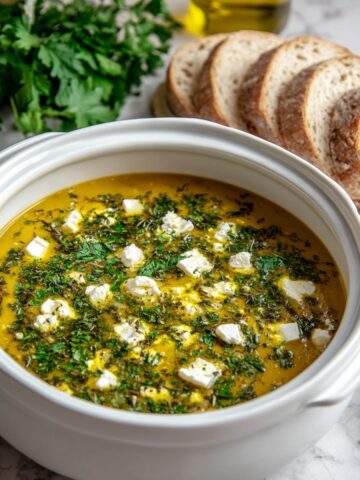 Herb and Feta Olive Oil Dip Recipe