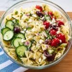 Easy Greek Pasta Salad Recipe