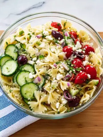 Easy Greek Pasta Salad Recipe