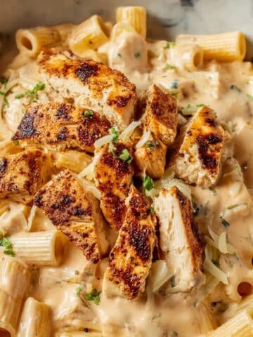 Garlic Parmesan Chicken and Pasta Recipe