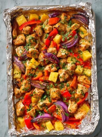 Sheet Pan Hawaiian Chicken Recipe