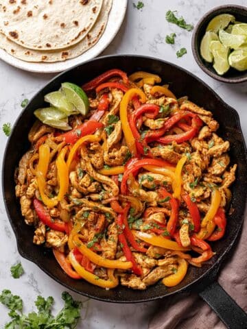 Skillet Chicken Fajitas Recipe