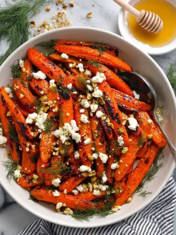 Easy Honey Roasted Carrots with Feta & Dill Recipe