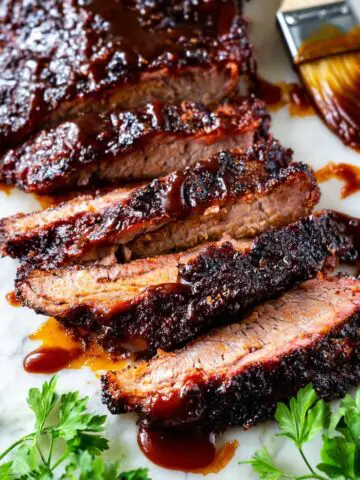Slow Cooker Braised Beef Brisket with Barbecue Sauce Recipe