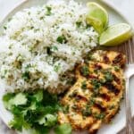Coconut Lime Grilled Chicken and Rice Recipe