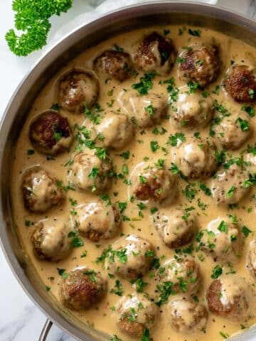 Swedish Meatballs in Creamy Sauce Recipe