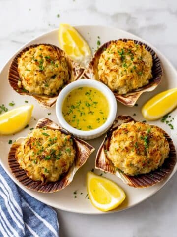 Jumbo Lump Crab Bombs with Warm Lemon Butter Recipe