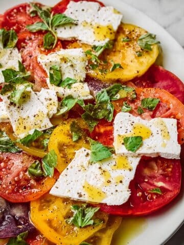 Herby Marinated Tomato and Feta Salad Recipe