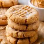 Crisp Peanut Butter Cookies Recipe
